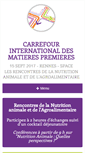 Mobile Screenshot of carrefourmatierespremieres.com